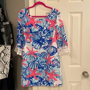 Lilly Pulitzer harbour tunic dress in she she shells